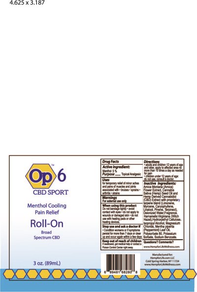 Label 2 Cooling (Op6 Roll On Labels61121 (2))